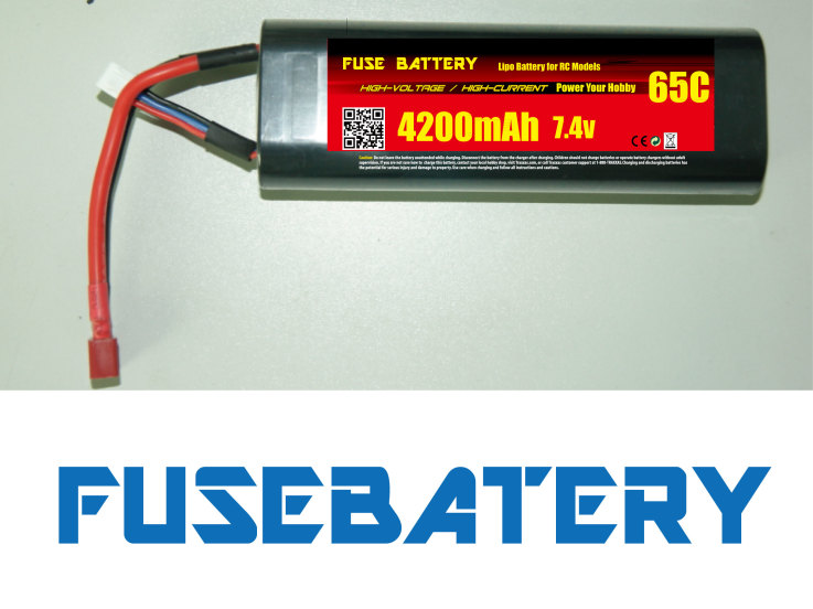 Fuse battery latest LIPO 2000mah 5C/RX for RC car's receiver
