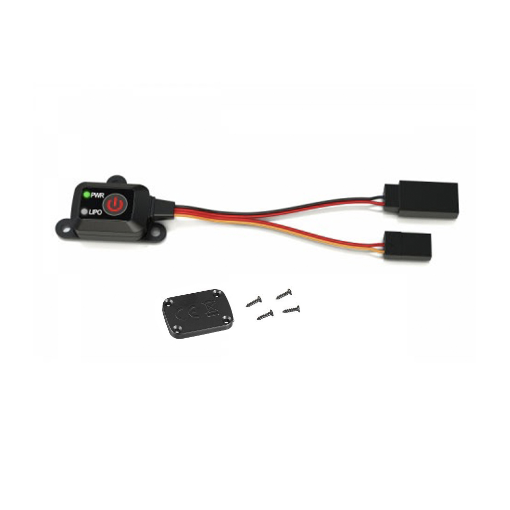 New Tiny Small MCU controlled on/off battery voltage checked RC Power Switch for RC Car Plane Boat Lipo NIHM NIcad batteries